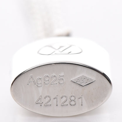 Louis Vuitton Sterling Silver Lockit Necklace 6 of 6
