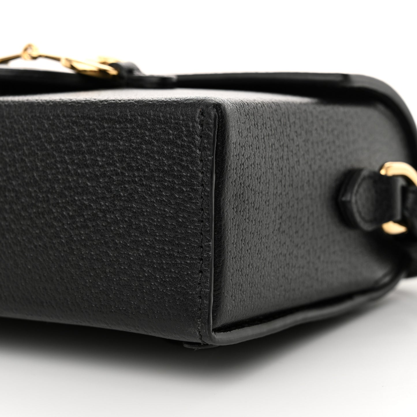 Calfskin Horsebit 1955 Shoulder Bag Black