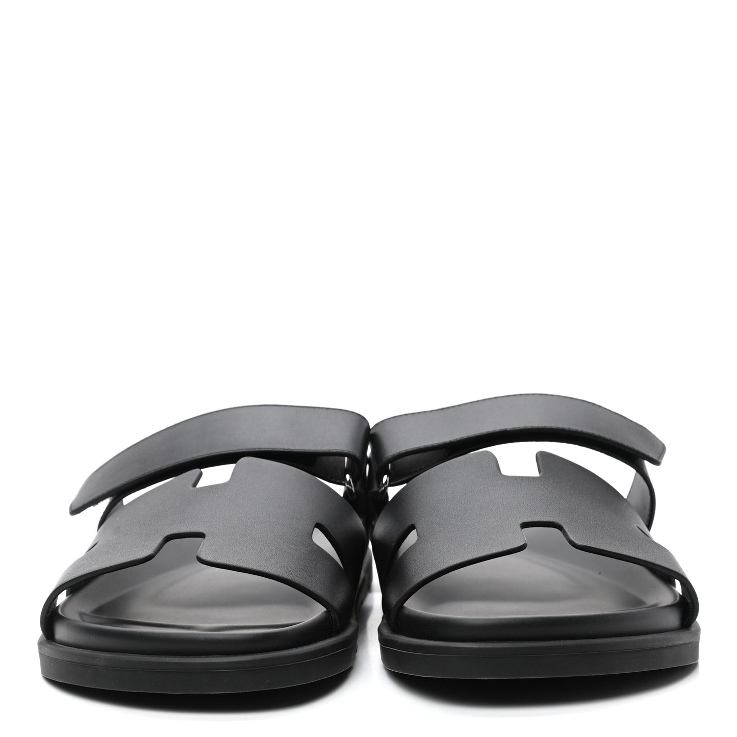 Calfskin Mens Chypre Sandals 43 Black