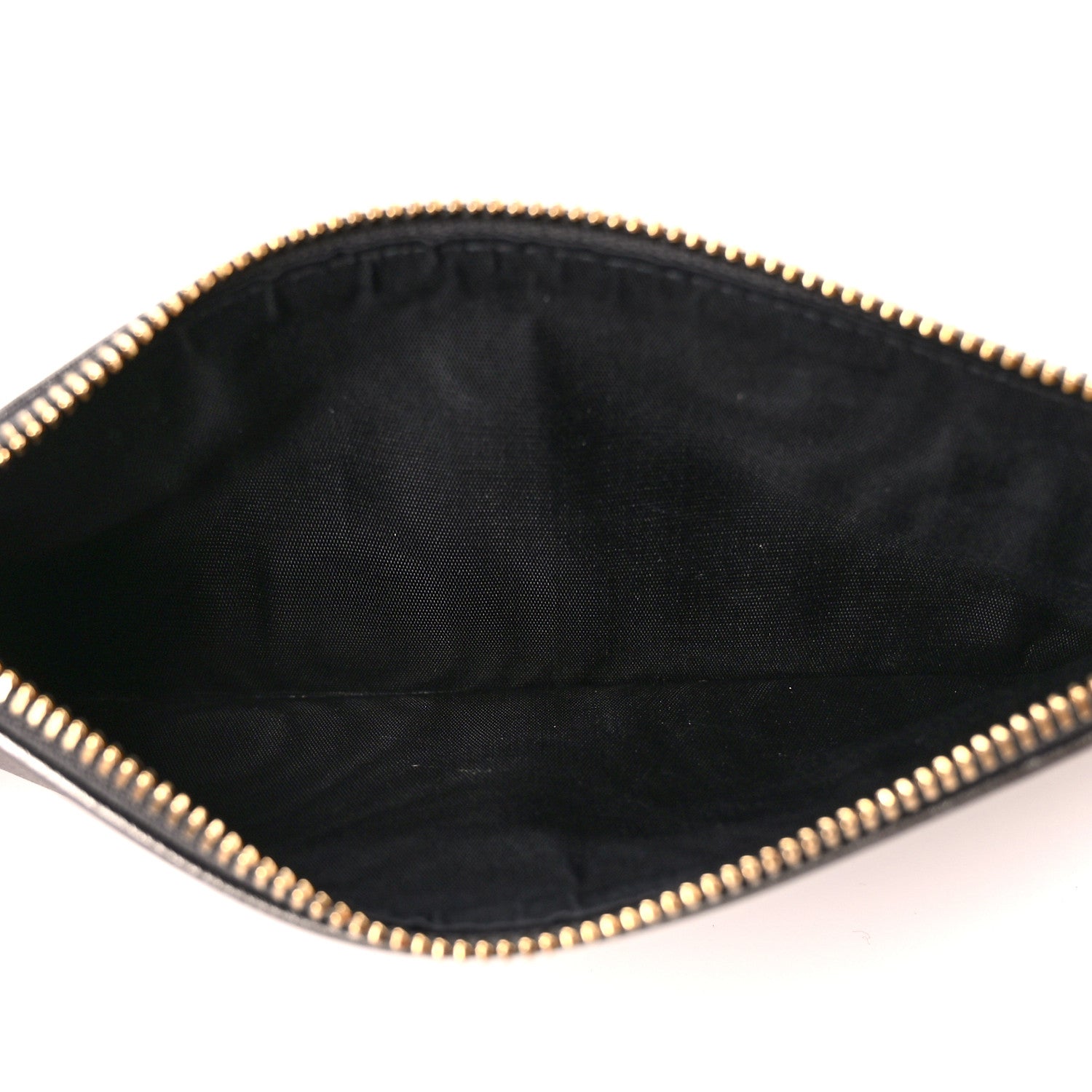 Christian Dior Metallic Calfskin Cannage Lady Dior Convertible Clutch Gunmetal 7 of 16