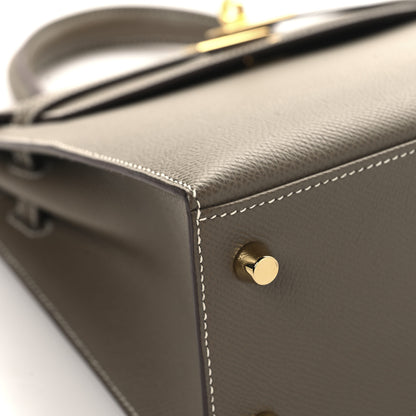 Hermes Epsom Kelly Sellier 25 Etoupe 9 of 13