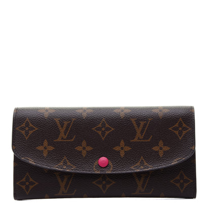 Louis Vuitton Monogram Emilie Wallet Hot Pink 1 of 9