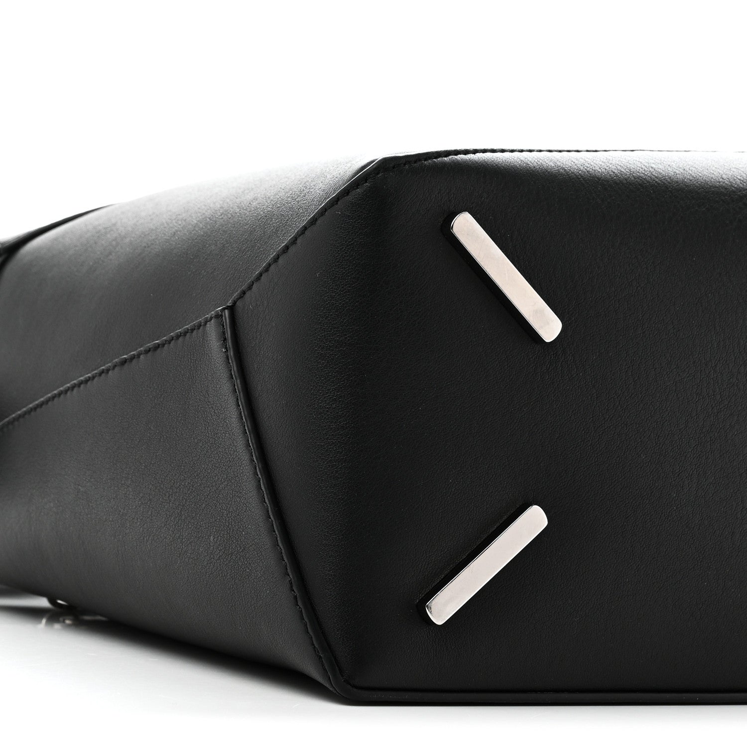 Loewe Calfskin Medium Puzzle Edge Bag Black 8 of 10