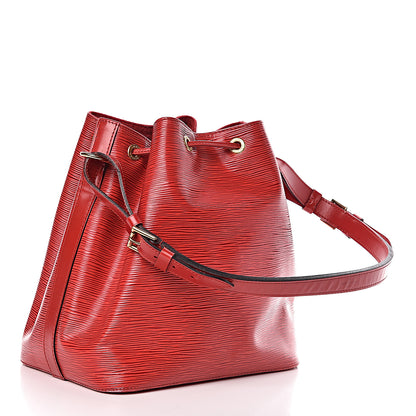 Louis Vuitton Epi Petit Noe Castillan Red 3 of 11
