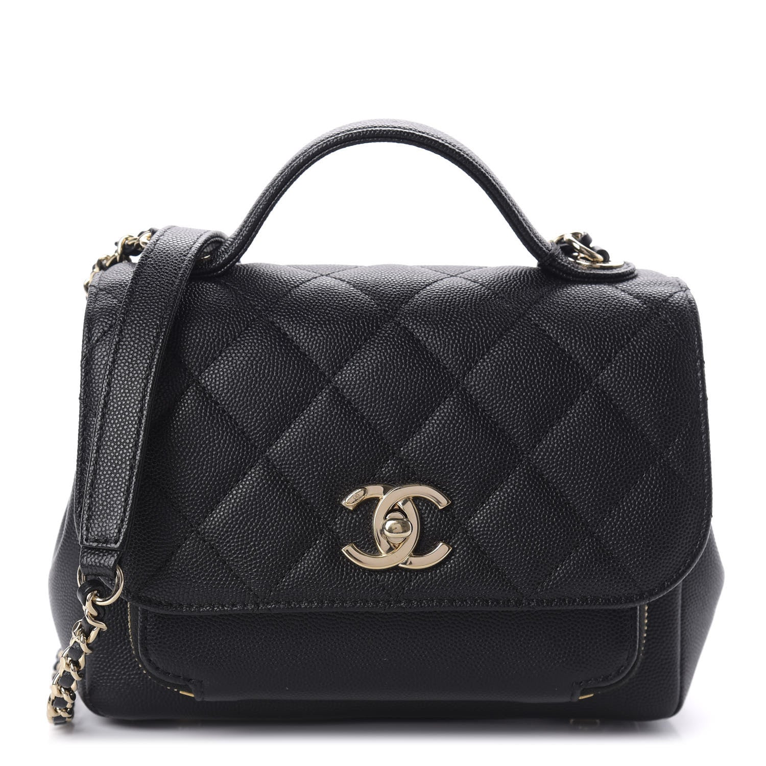 Chanel Caviar Quilted Small Business Affinity Flap Black 1 of 12