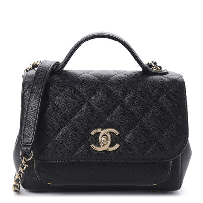 Chanel Caviar Quilted Small Business Affinity Flap Black 1 of 12