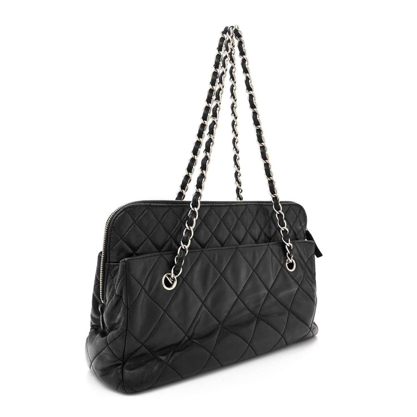 Calfskin Quilted In The Business Camera Bag Black