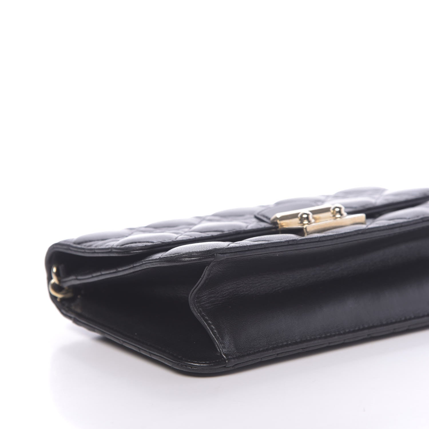 Christian Dior Lambskin Cannage Miss Dior Promenade Pouch Black 9 of 12