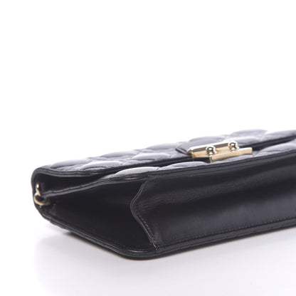 Christian Dior Lambskin Cannage Miss Dior Promenade Pouch Black 9 of 12
