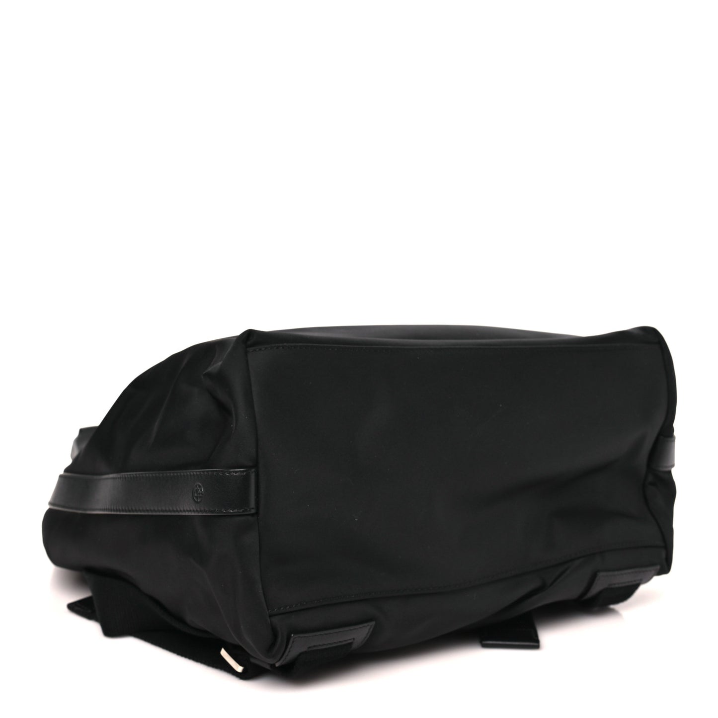 Nylon Calfskin Backpack 11 Black