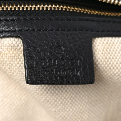 Gucci Pebbled Calfskin Medium Soho Bowler Black 6 of 12