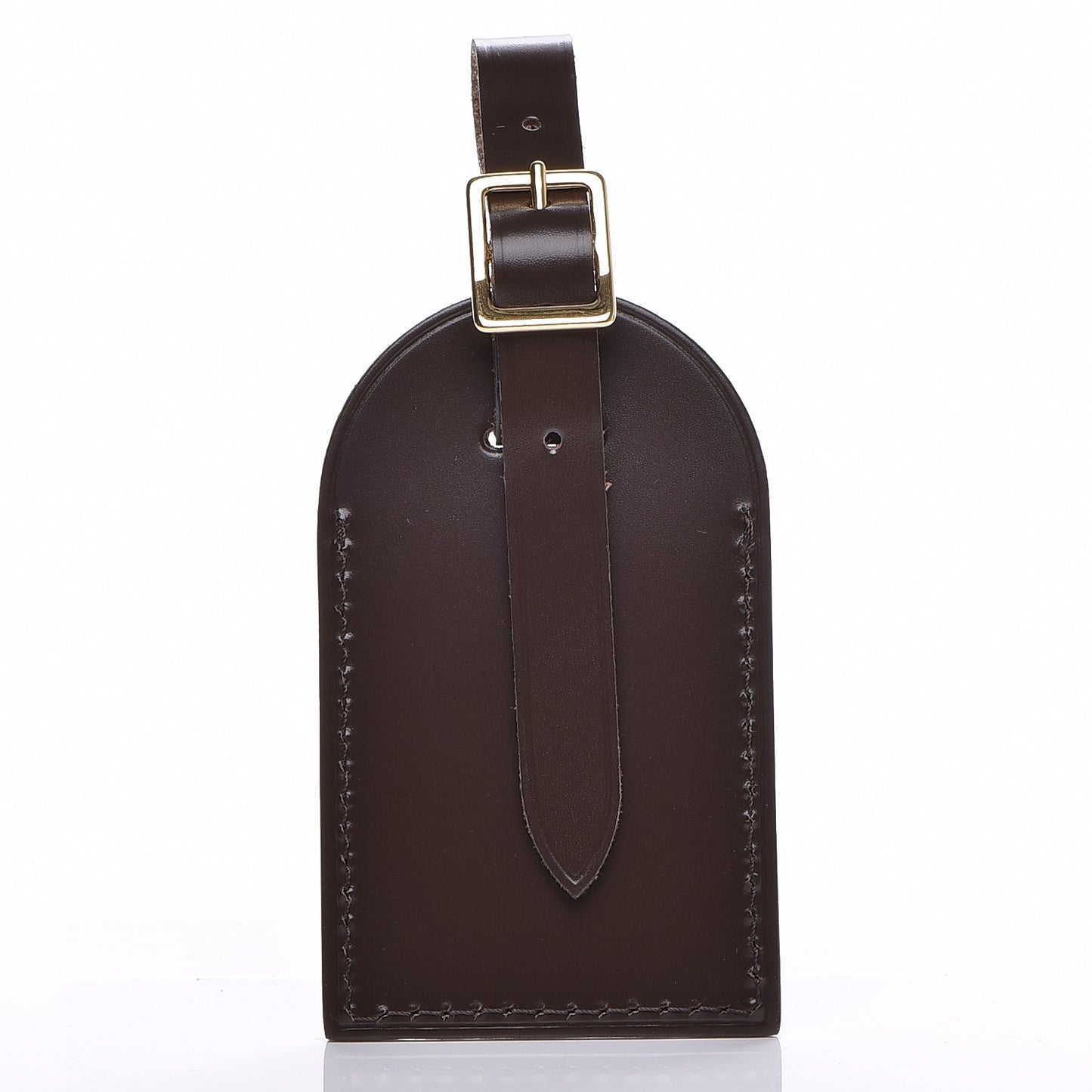 Calfskin Luggage Tag Ebene