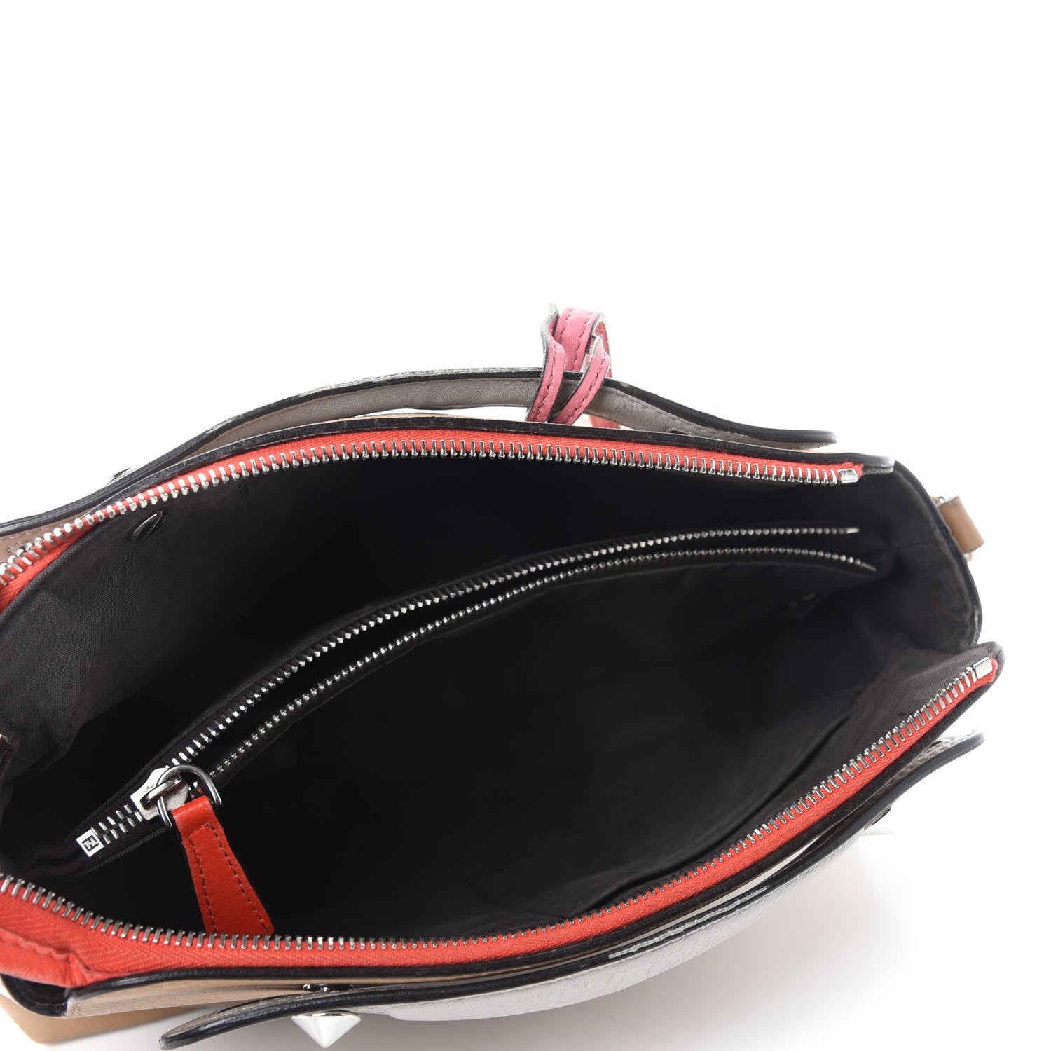 Fendi Vitello Dolce 5 Color Medium By The Way Boston Bag Cuoio Multicolor 5 of 16