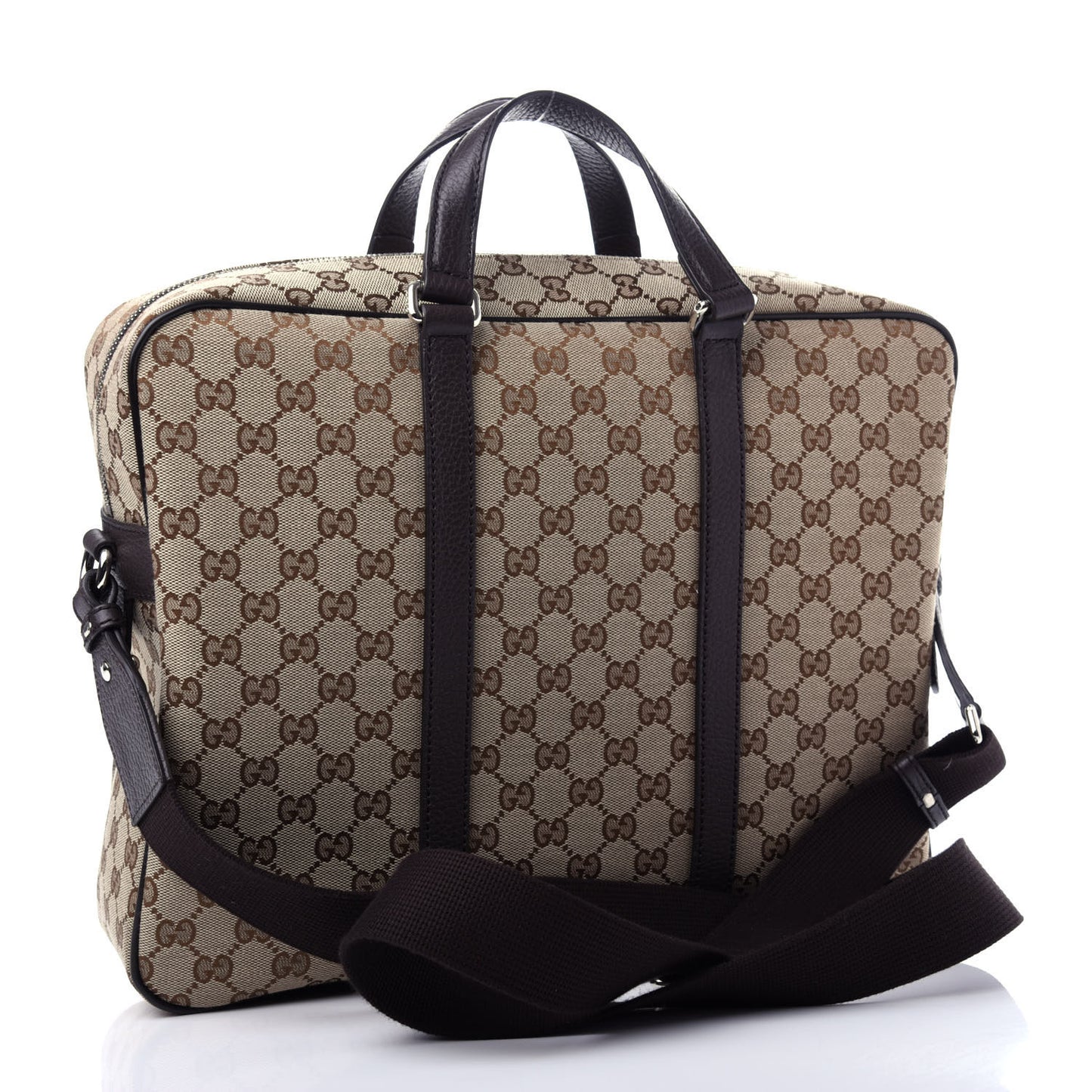 Monogram Briefcase Dark Brown