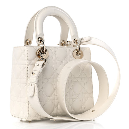 Christian Dior Lambskin Cannage Small My ABCDior Lady Dior Latte 3 of 8