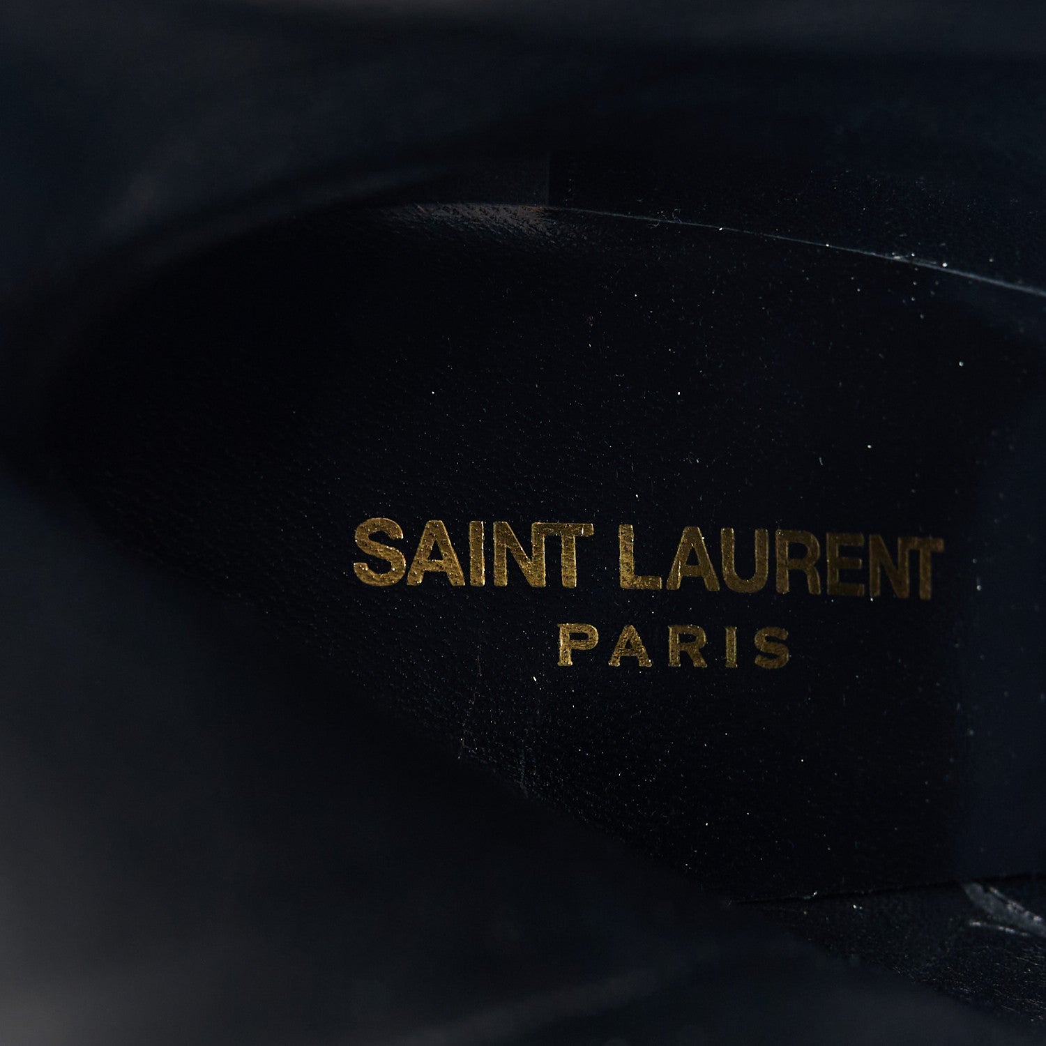 Saint Laurent Calfskin Opyum Ankle Boots 40 Black 8 of 9