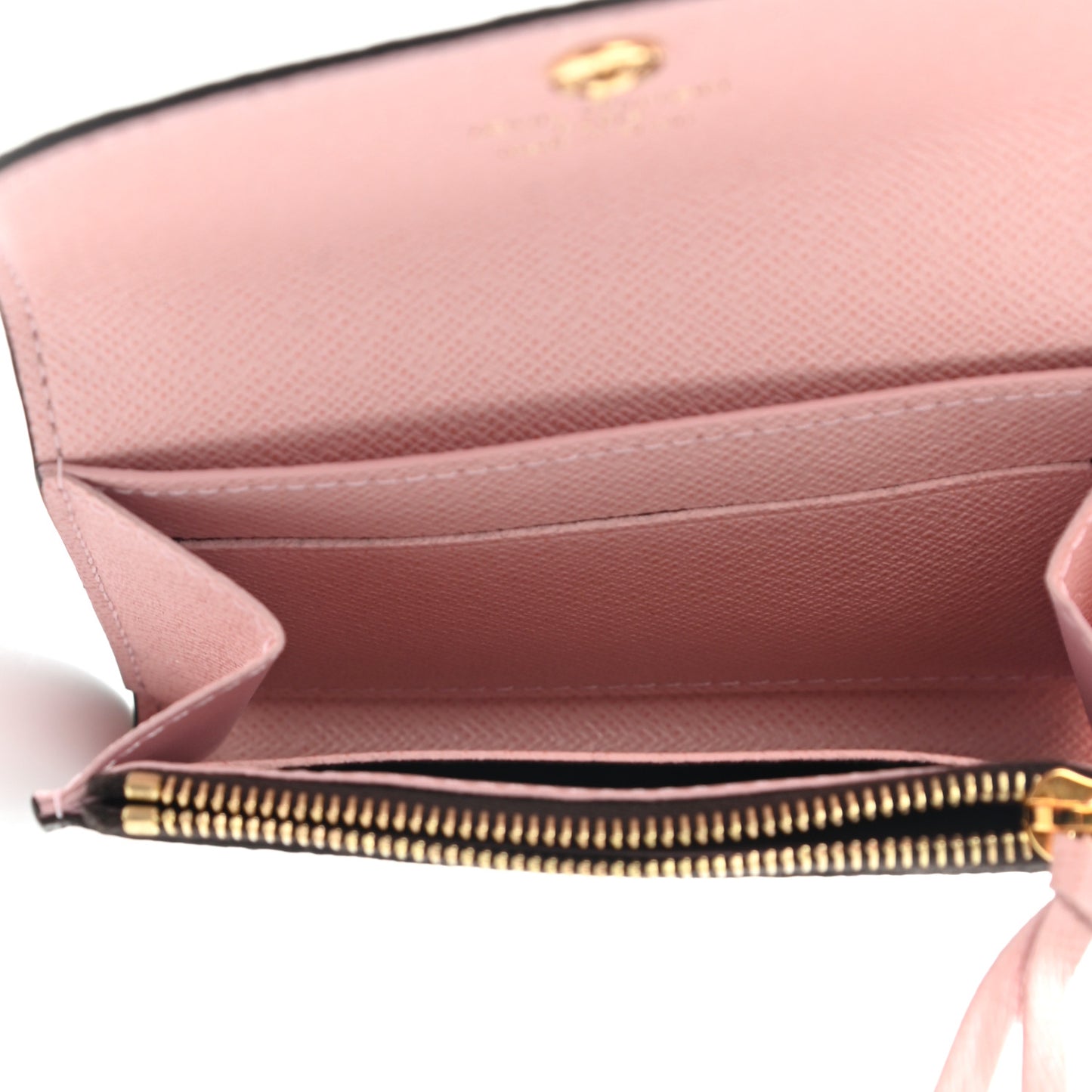 Monogram Rosalie Coin Purse Rose Ballerine