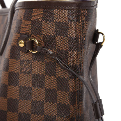 Louis Vuitton Damier Ebene Neo Neverfull MM Rose Ballerine 11 of 12