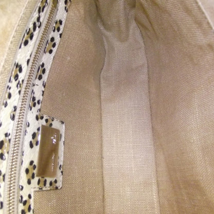 Fendi Snakeskin Leopard Print Baguette Beige 6 of 14