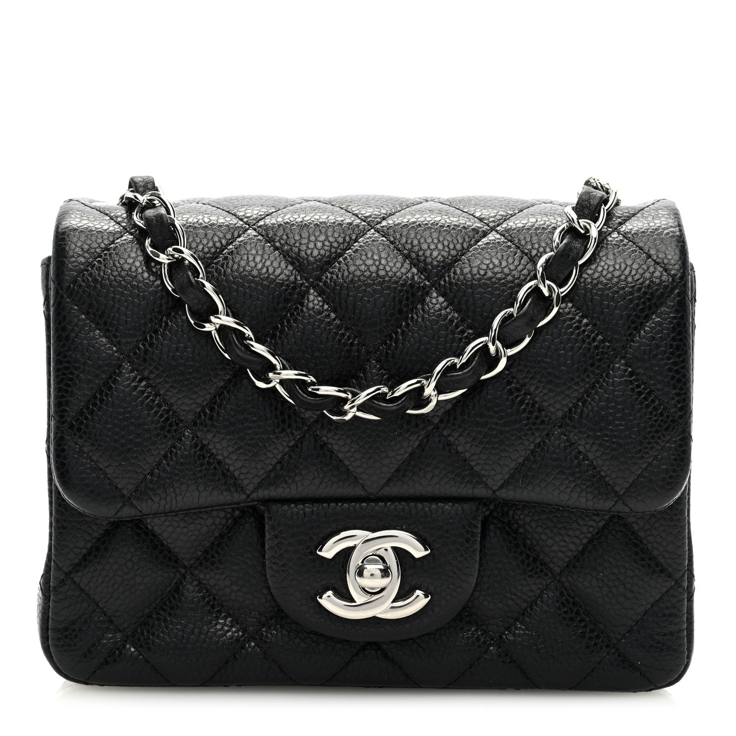 Chanel Caviar Quilted Mini Square Flap Black 1 of 9