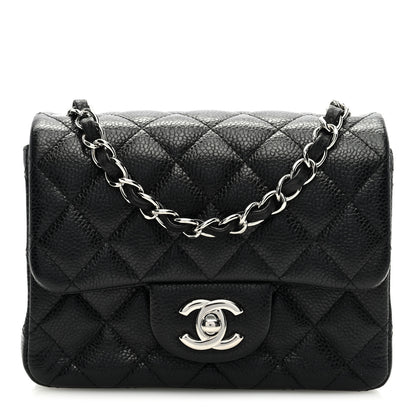 Chanel Caviar Quilted Mini Square Flap Black 1 of 9