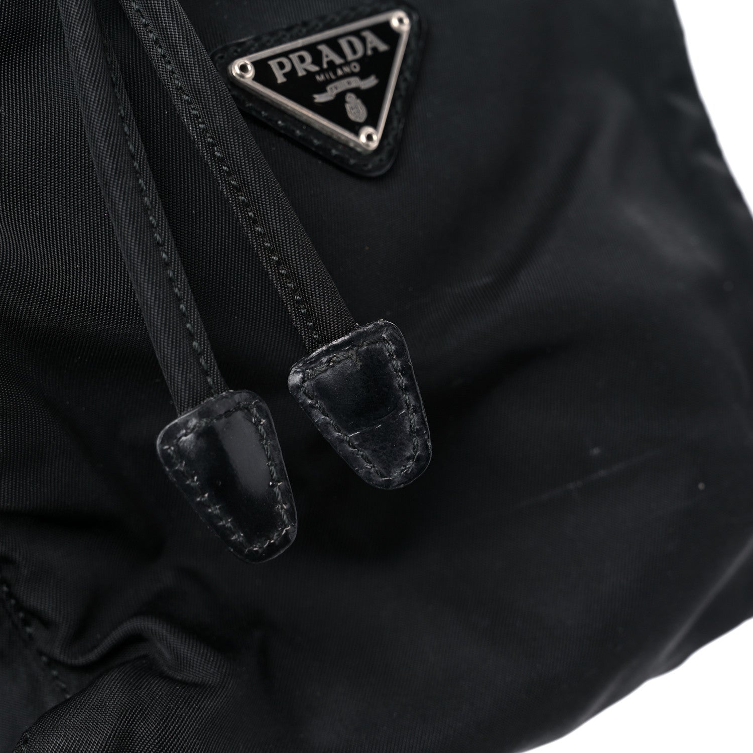 Prada Nylon Vela Mini Cinch Backpack Black 20 of 21