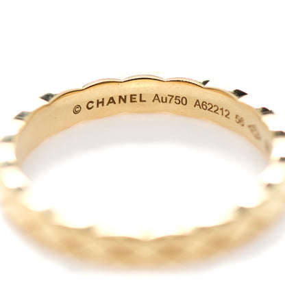 Chanel 18K Yellow Gold Mini Coco Crush Ring 56 7.5 4 of 6