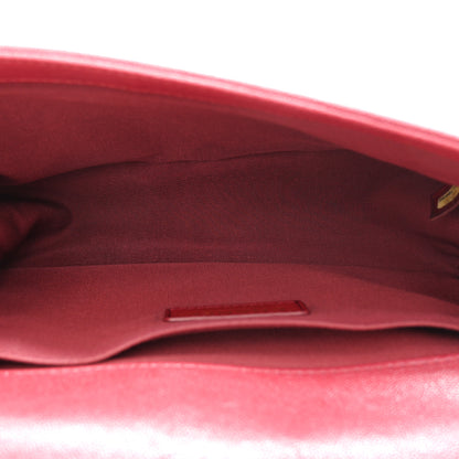 Chanel Caviar Quilted Medium Boy Flap Dark Red 5 of 10
