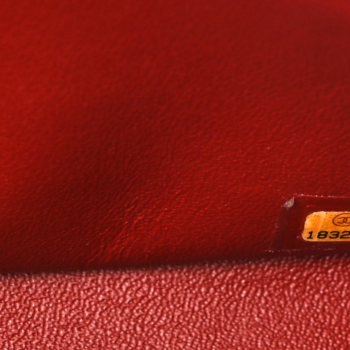 Caviar Quilted Jumbo Double Flap Dark Red