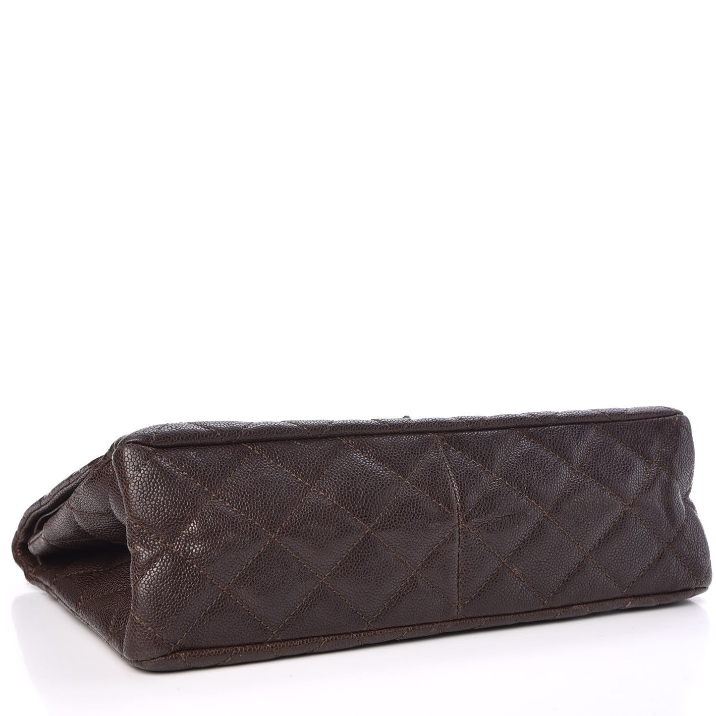 Caviar Quilted 2.55 Reissue 227 Flap Dark Brown