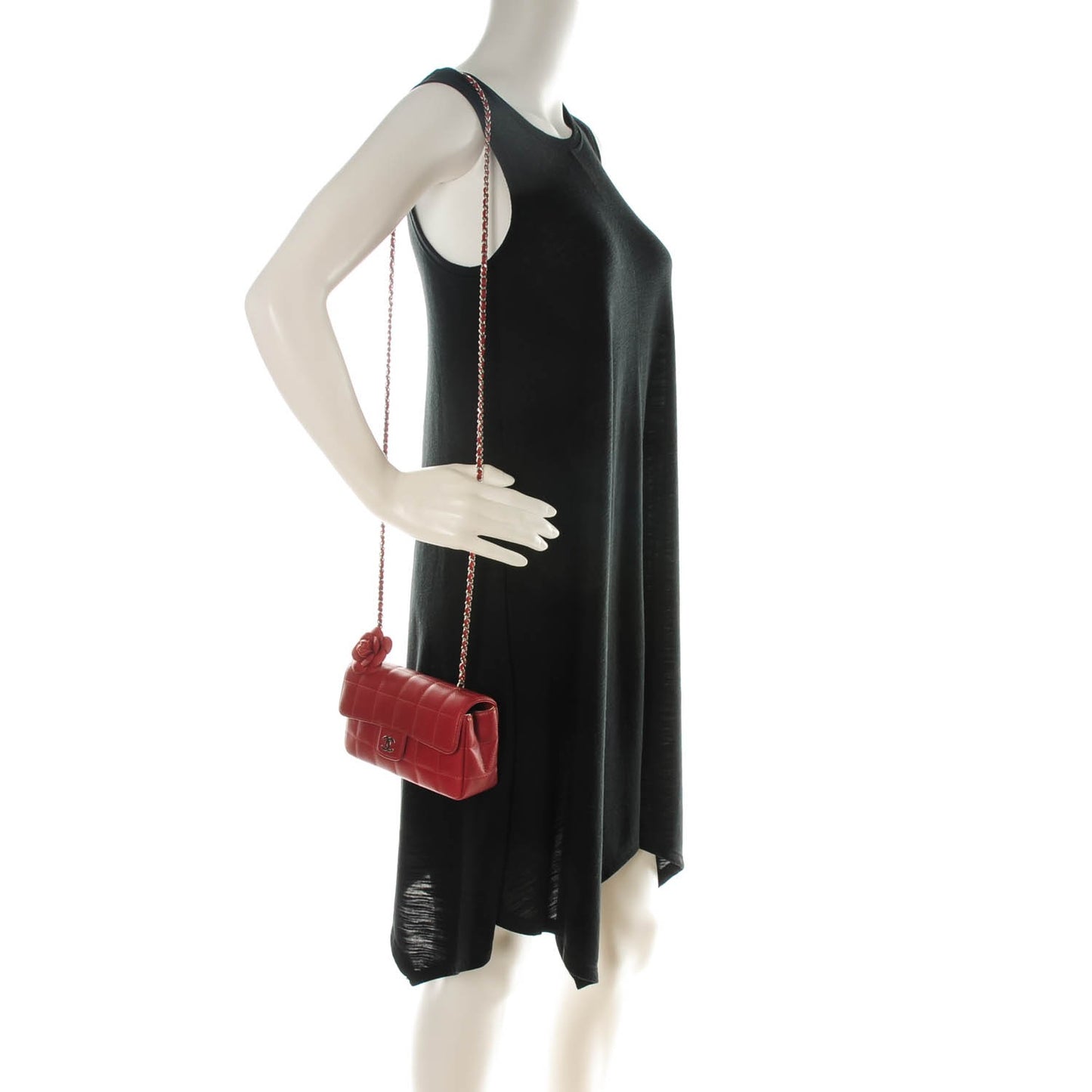 Caviar Mini Chocolate Bar Camellia Flap Red