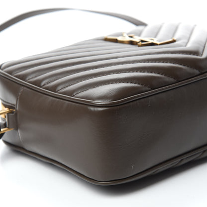 Saint Laurent Calfskin Matelasse Monogram Lou Camera Bag Faggio 6 of 10