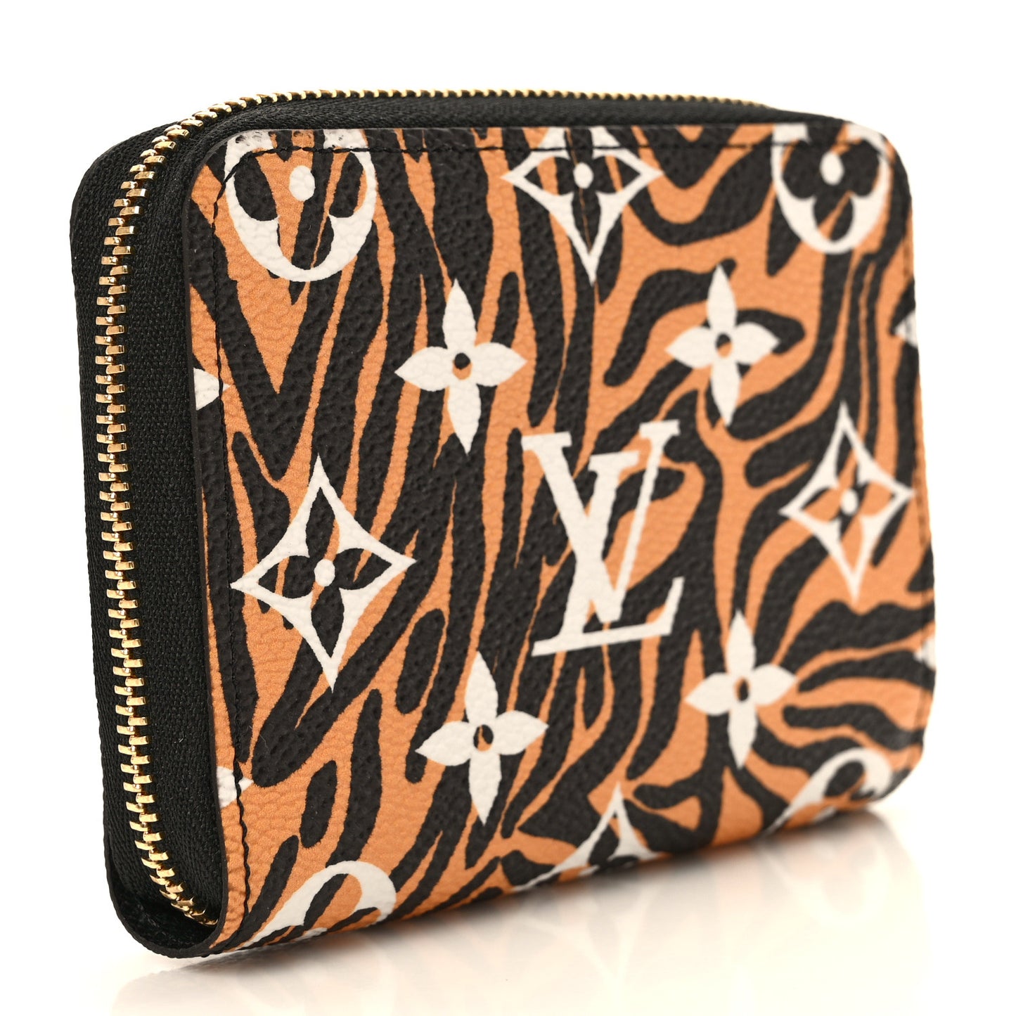 Monogram Giant Jungle Zippy Coin Purse Black