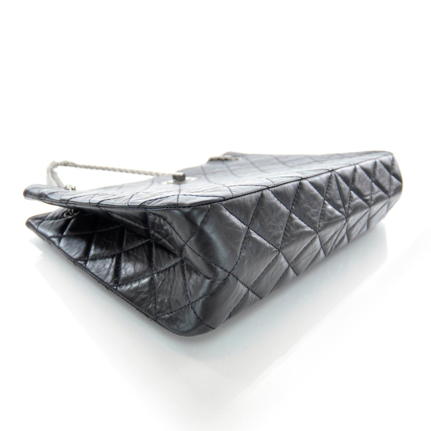 Aged Calfskin Reissue 2.55 Tote Black