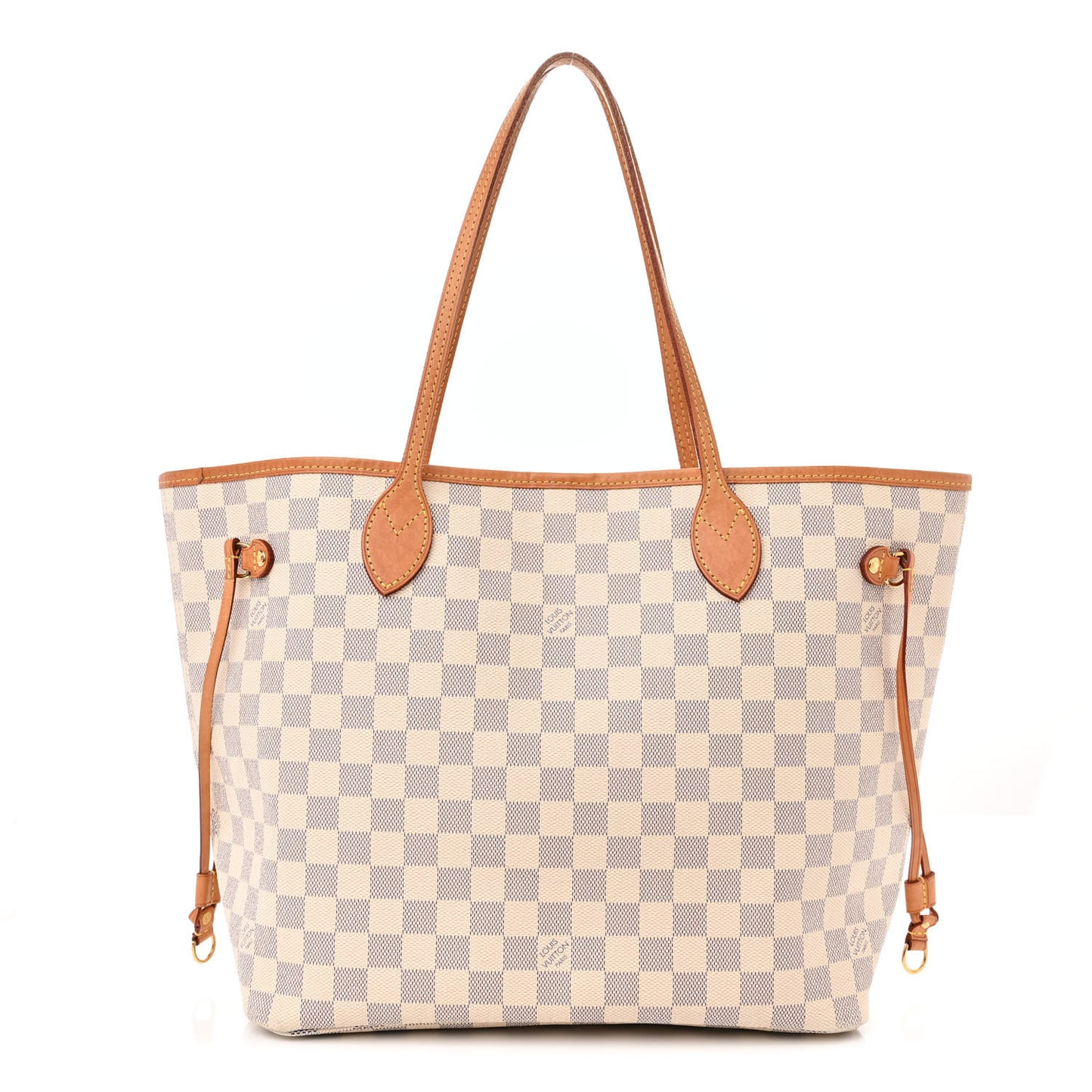 Damier Azur Neo Neverfull MM Rose Ballerine