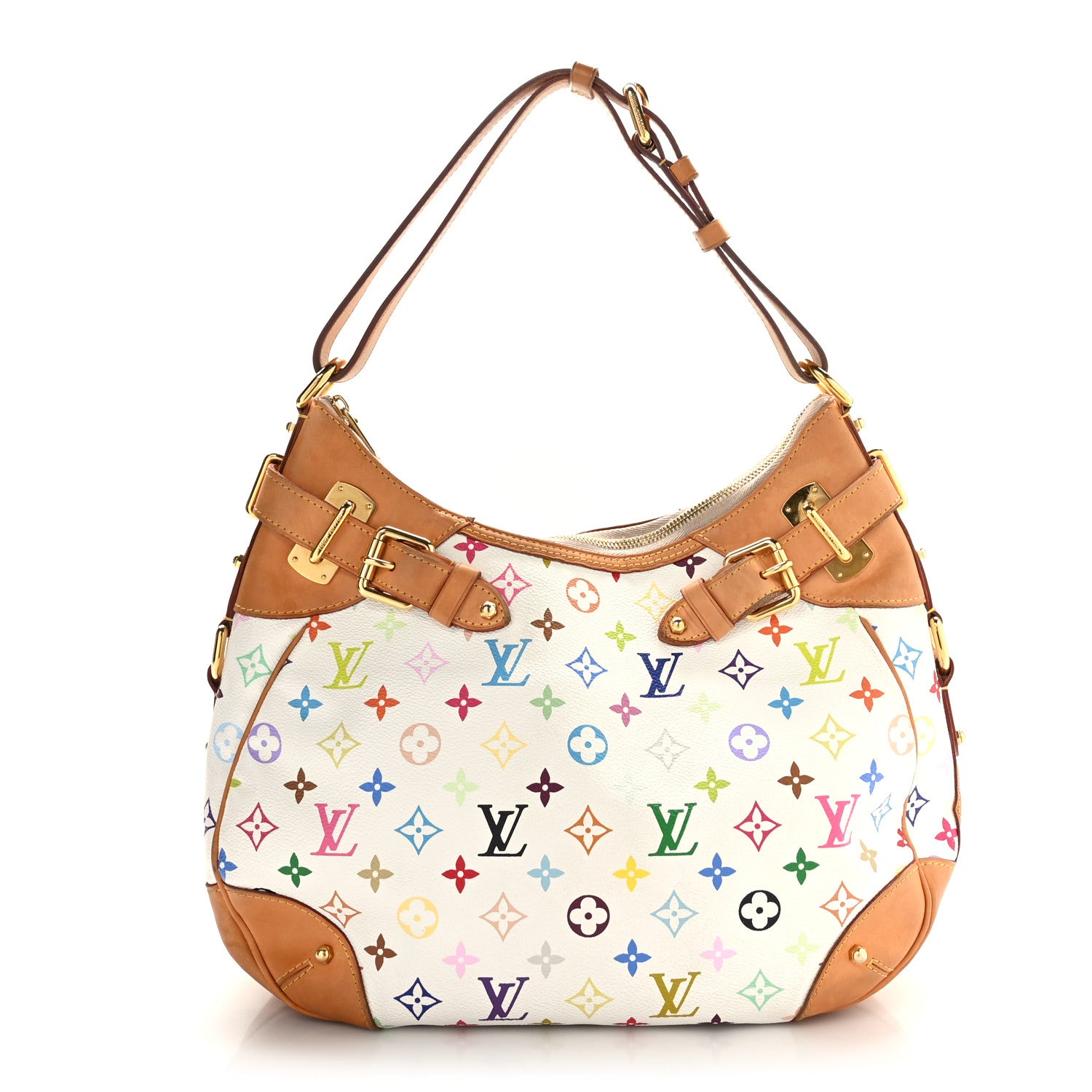 Louis Vuitton Monogram Multicolor Greta White 1 of 8