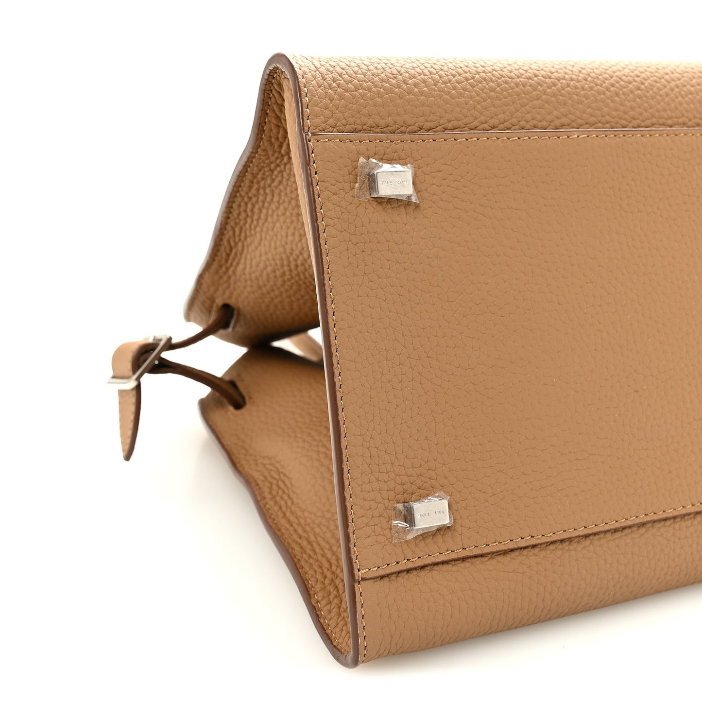 Matte Grained Calfskin Soft Margaux 12 Sandpit