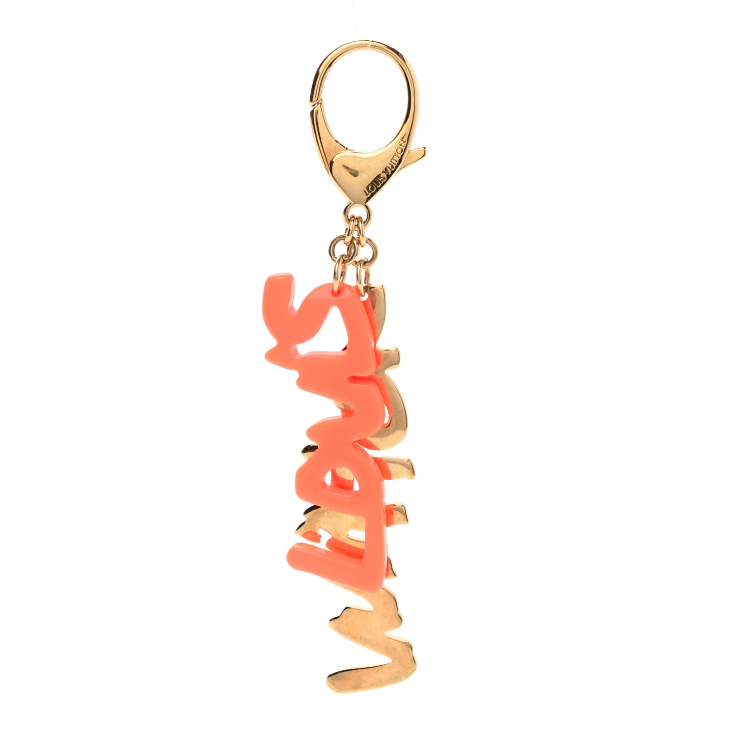 Graffiti Bag Charm Orange