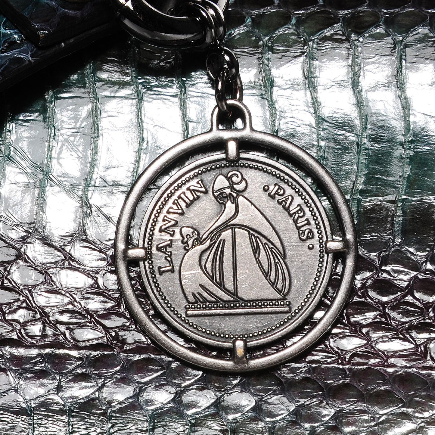 Serpent Large Happy Cross Body Vert