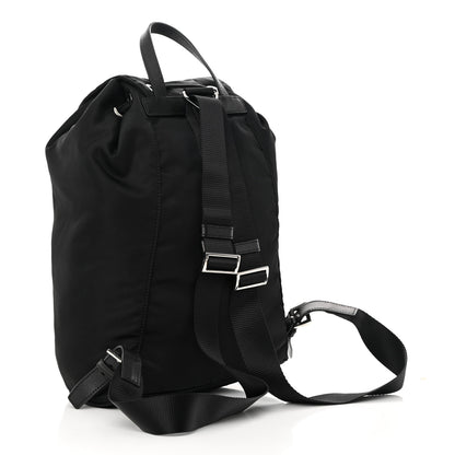 Prada Nylon Tessuto Saffiano Zipper Backpack Black 2 of 11