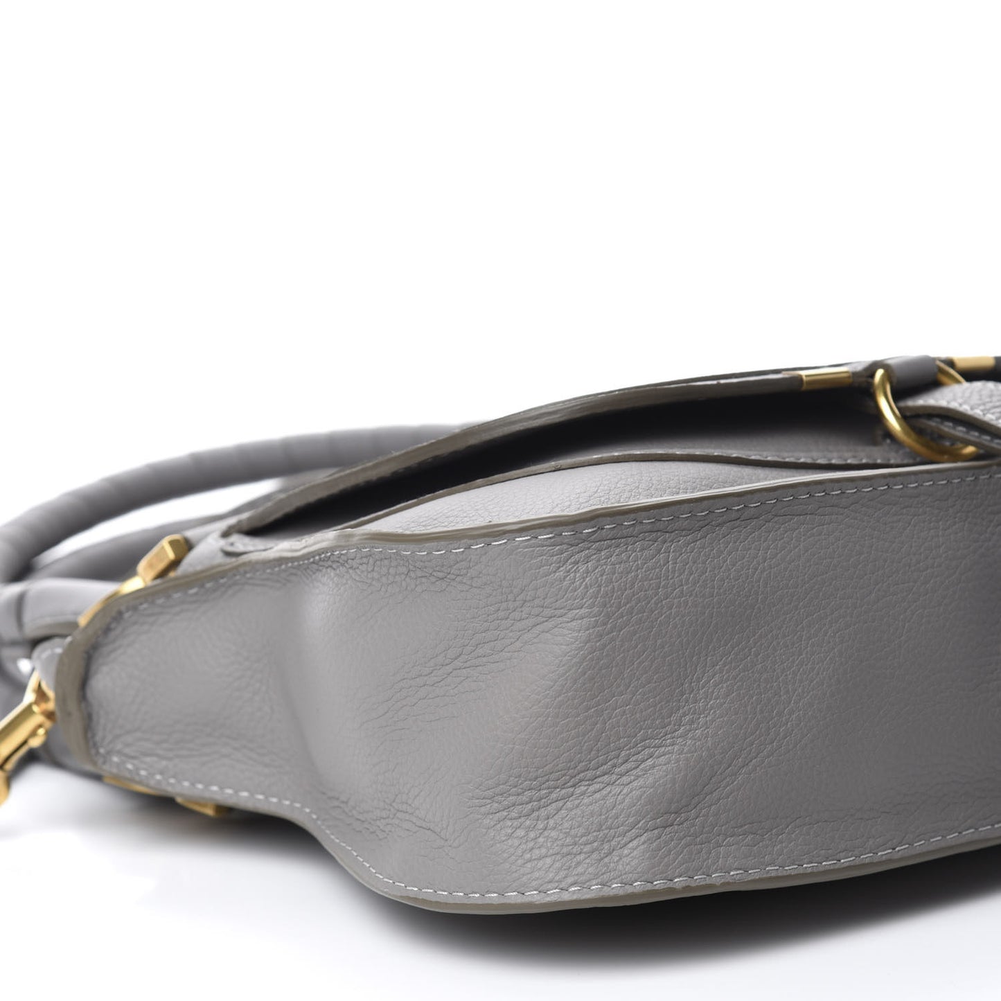 Calfskin Small Marcie Satchel Cashmere Grey