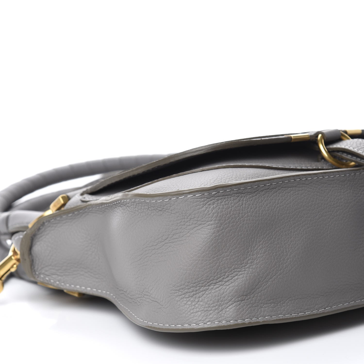 Chloe Calfskin Small Marcie Satchel Cashmere Grey 7 of 12