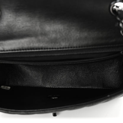 Chanel Lambskin Chevron Quilted Mini Rectangular Flap So Black 5 of 11