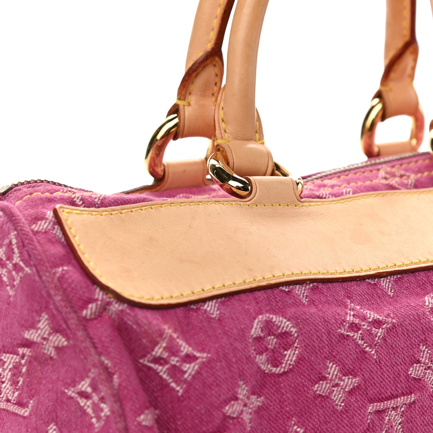 Louis Vuitton Monogram Denim Neo Speedy Fuchsia 9 of 9
