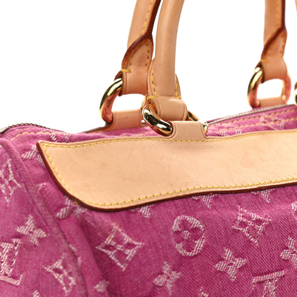 Louis Vuitton Monogram Denim Neo Speedy Fuchsia 9 of 9