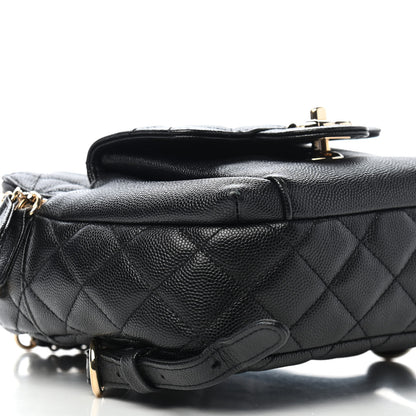 Chanel Caviar Quilted Small CC Day Backpack Black 8 of 9