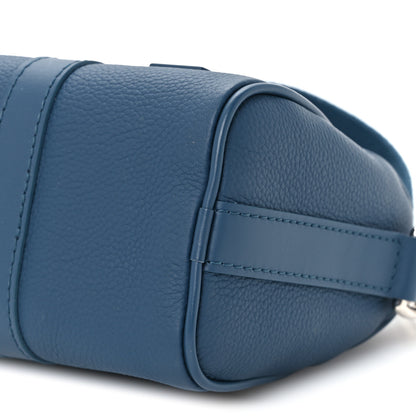 Louis Vuitton Calfskin Aerogram Keepall XS Blue 8 of 8