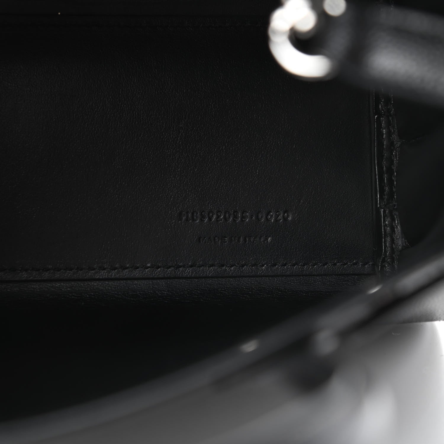 Saint Laurent Grained Calfskin Nano Sac De Jour Black 7 of 12