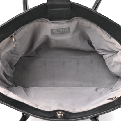 Chanel Calfskin Cerf Shopper Tote Black 5 of 10
