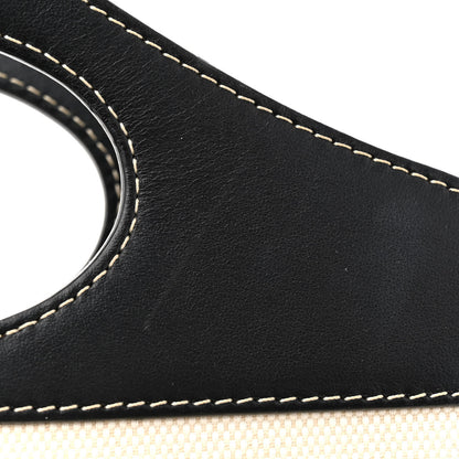 Burberry Canvas Smooth Calfskin Two Tone Mini Pocket Bag White Black 15 of 15